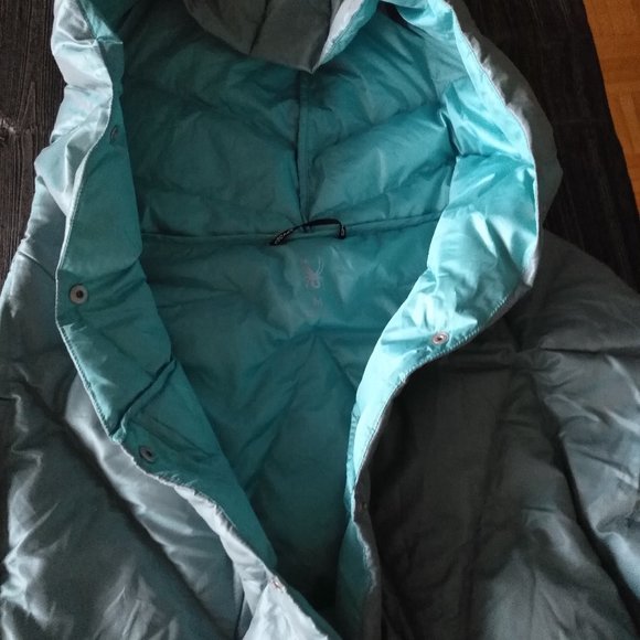 Spyder Active Sports Women's Solitude Down Poncho Baltic Med - Picture 3 of 7